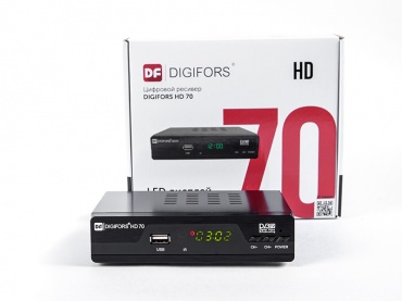 Цифровая DVB-T2 приставка с мультимедиа Digifors HD 70